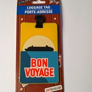 On The Go Bon Voyage Luggage Tag